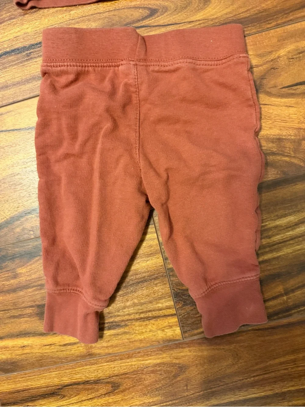 Carter's Rust Quilted Sweatshirt & Jogger Set